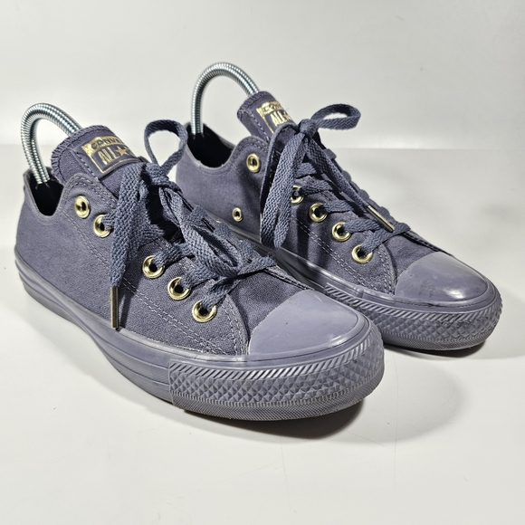 Converse Shoes - Converse All Star Chuck Taylor Womens Mono Glam Low Top Sneakers Size 7